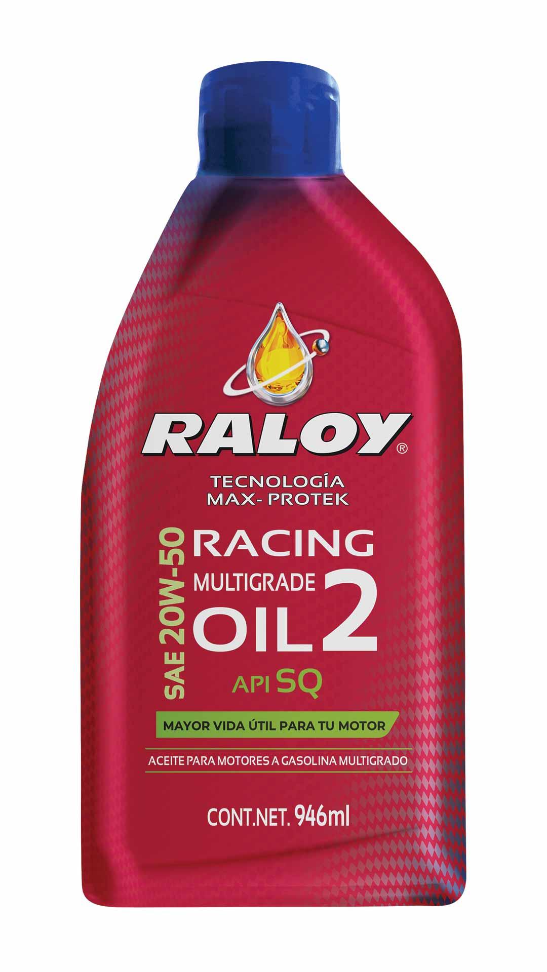 1 LITRO ACEITE MOTOR RALOY RACING MULTIGRADO GASOLINA 20W50