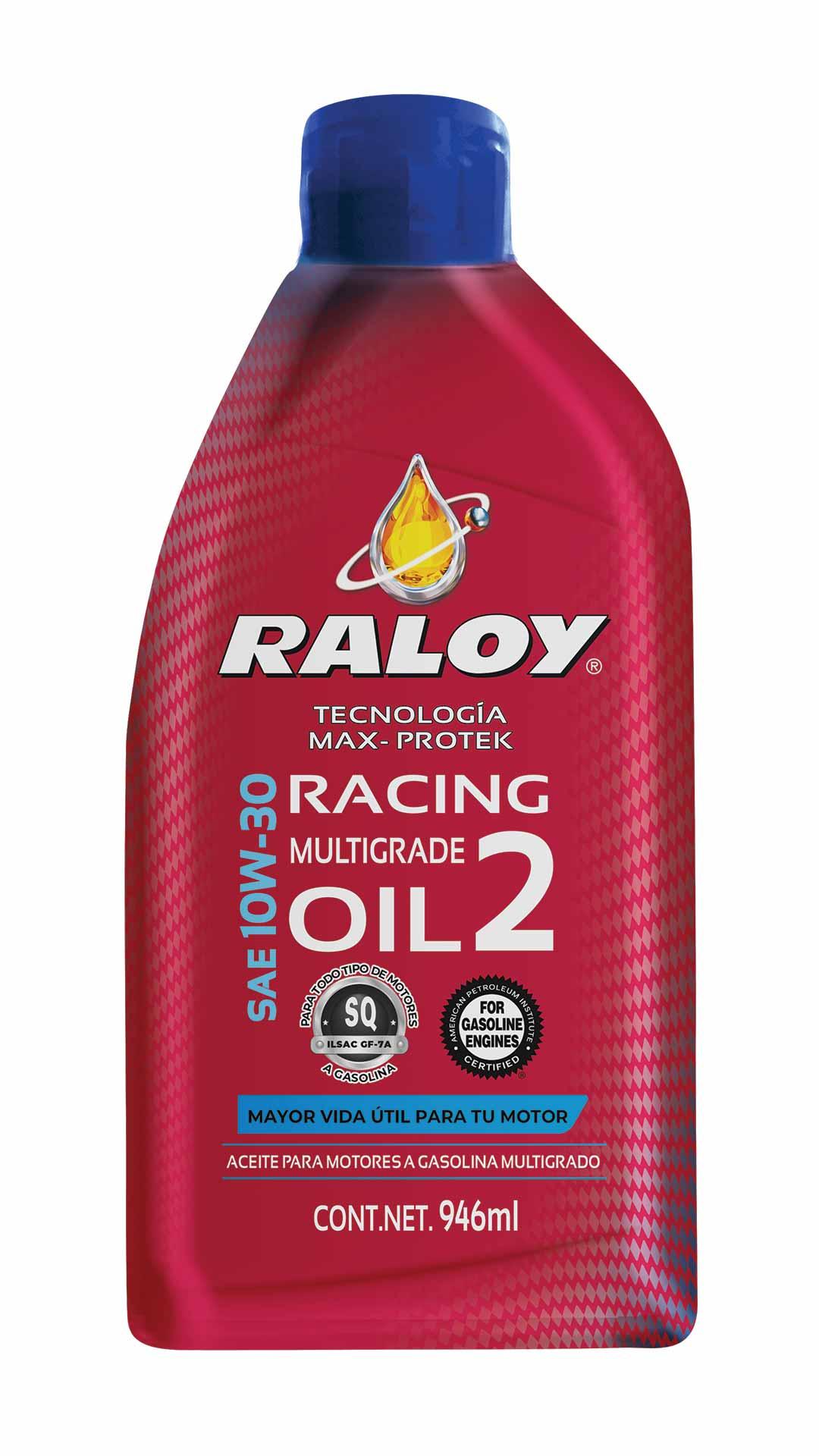1 LITRO ACEITE MOTOR RALOY RACING MULTIGRADO GASOLINA 10W30