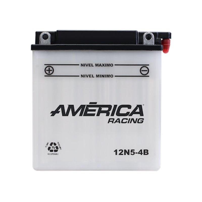 Motobatería América 12N5-4B (39 CCA), convencional marca America