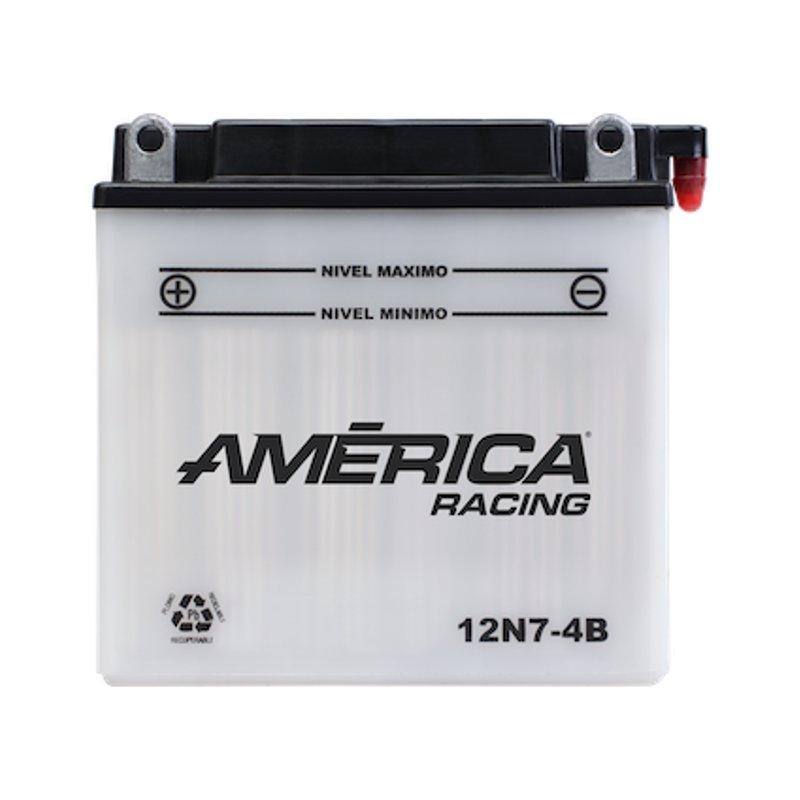 Motobatería América 12N7-4B (70 CCA), convencional marca America