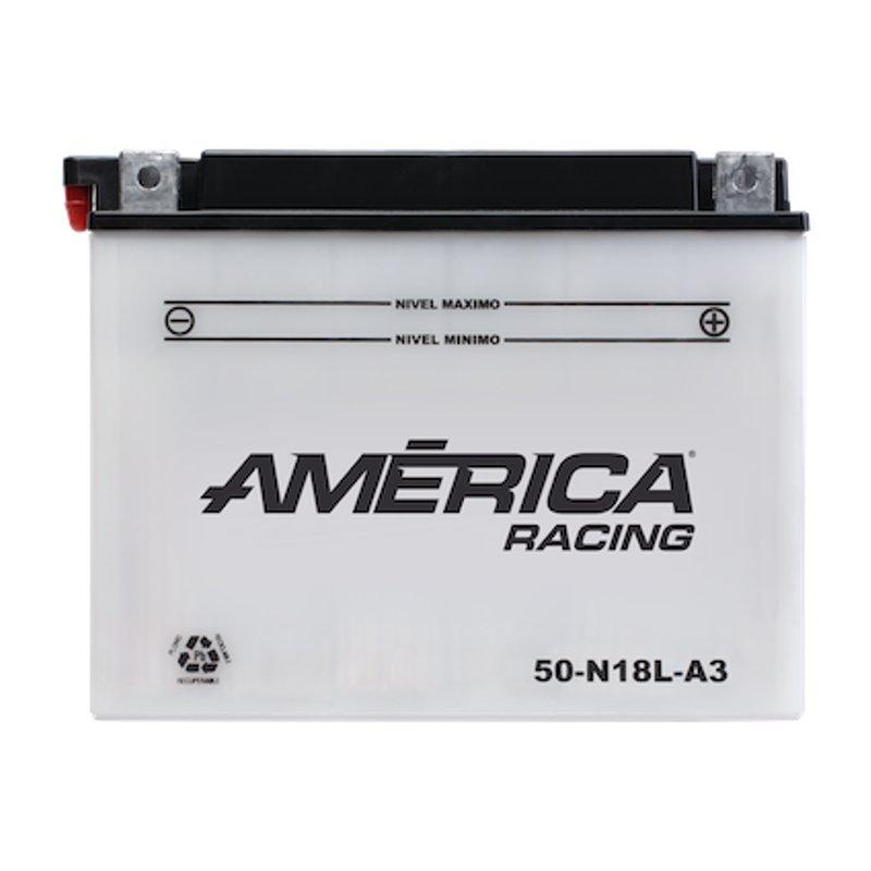 Motobatería América 50-N18L-A3 (240 CCA), convencional marca America
