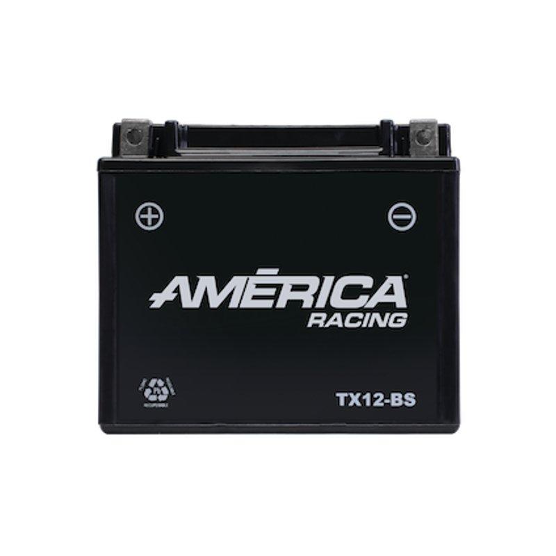 Motobatería América TX12-BS (170 CCA), AGM libre mantenimiento marca America