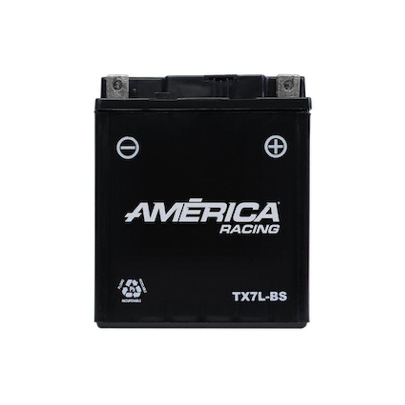 Motobatería América TX7L-BS (90 CCA), AGM libre mantenimiento marca America