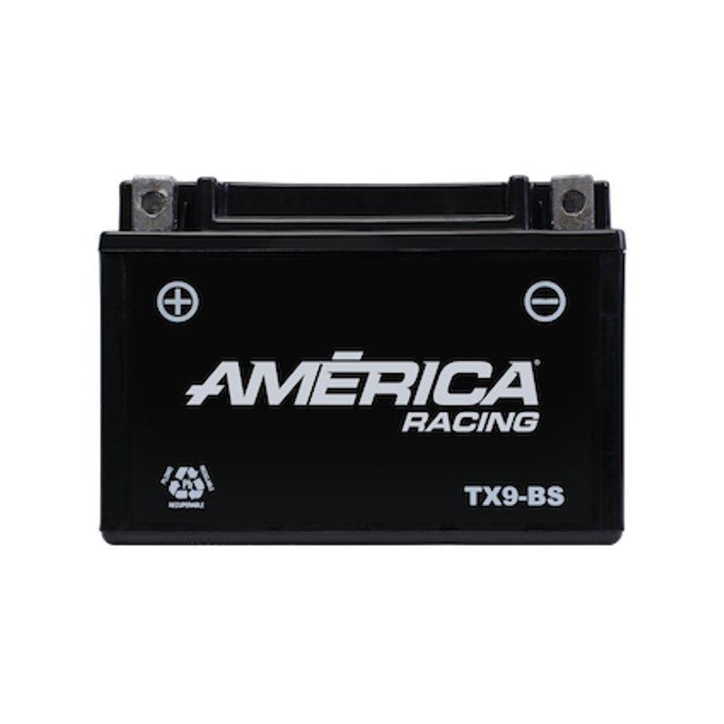 Motobatería América TX9-BS (120 CCA), AGM libre mantenimiento marca America
