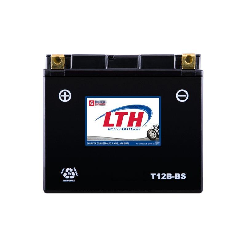 Motobatería LTH T12B-BS (150 CCA), AGM libre mantenimiento