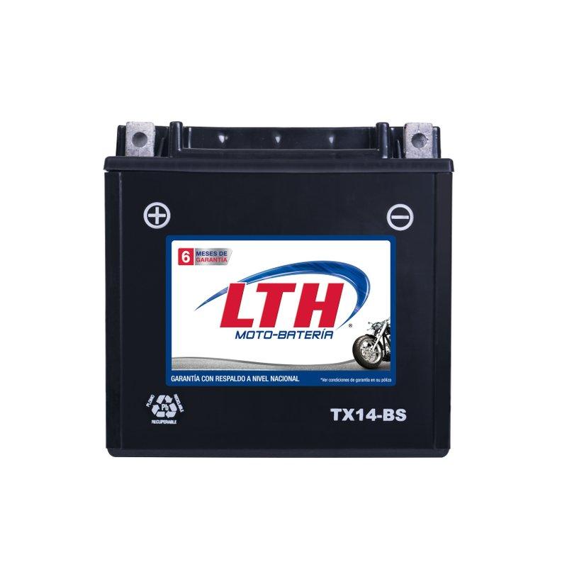 Motobatería LTH TX14-BS (200 CCA), AGM libre mantenimiento
