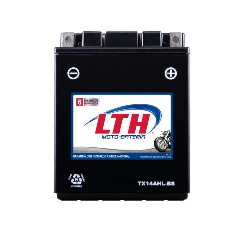 Motobatería LTH TX14AHL-BS (210 CCA), AGM libre mantenimiento