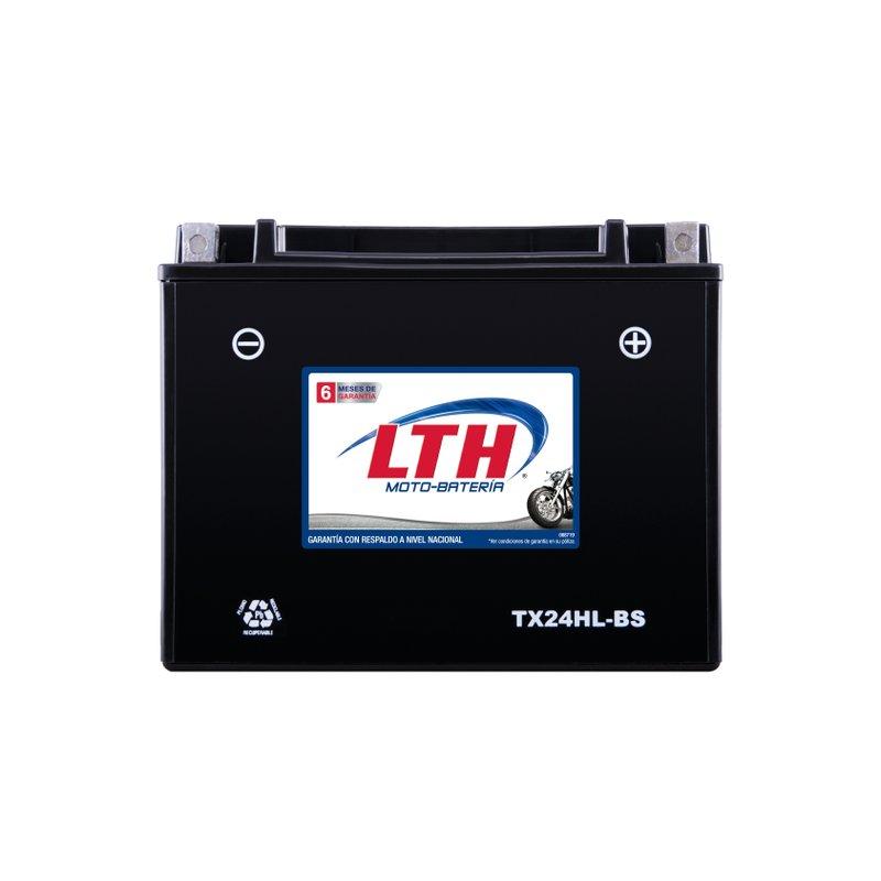 Motobatería LTH TX24HL-BS (340 CCA), AGM libre mantenimiento