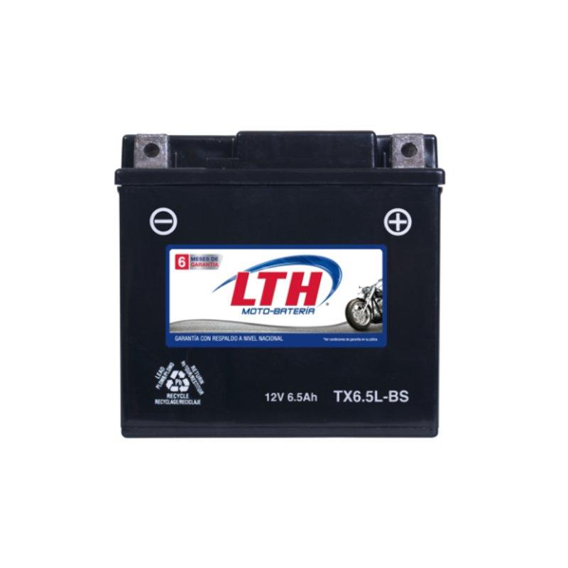 Motobatería LTH TX6.5L-BS (60 CCA), AGM libre mantenimiento