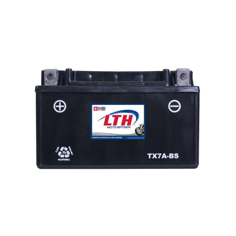 Motobatería LTH TX7A-BS (90 CCA), AGM libre mantenimiento