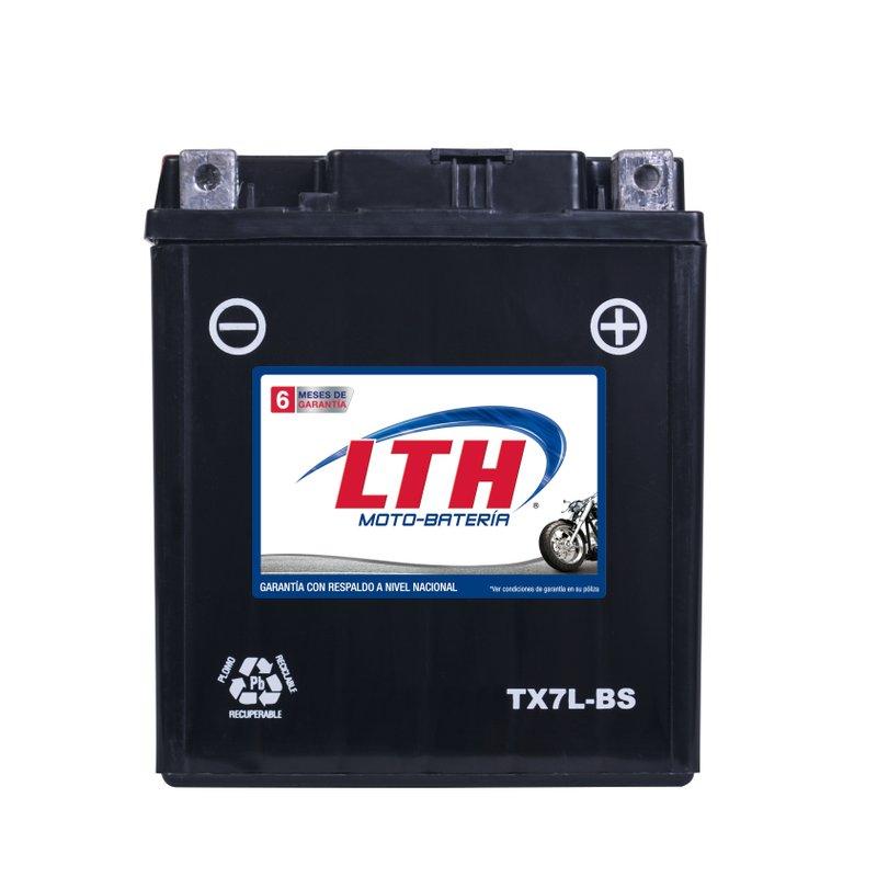 Motobatería LTH TX7L-BS (90 CCA), AGM libre mantenimiento