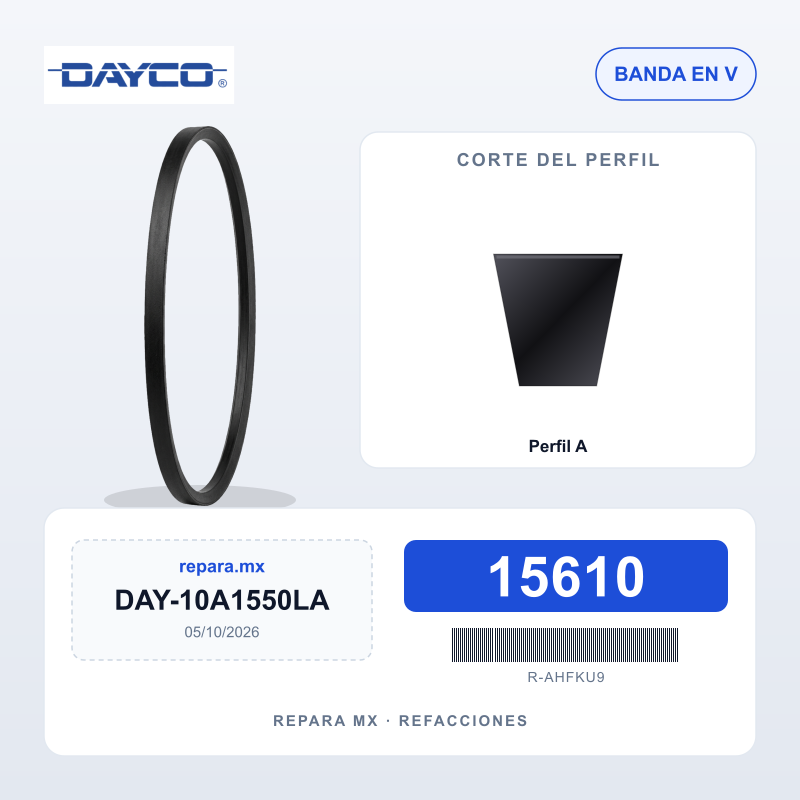 BANDA DAYCO EN V 10A1550LA (15610)