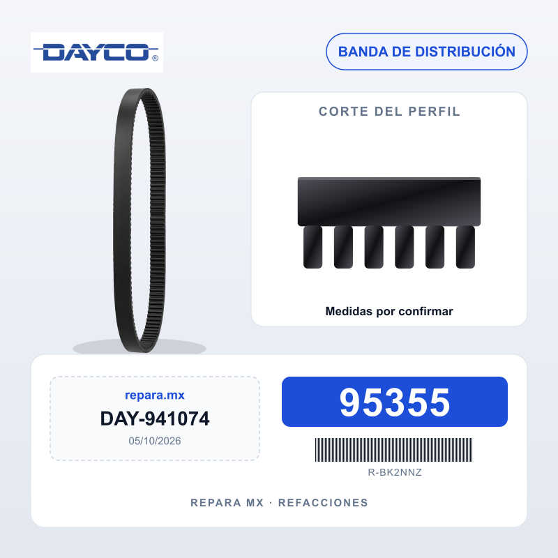 BANDA DE TIEMPO DAYCO 941074 (95355)