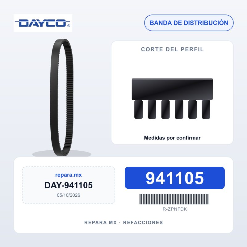 BANDA DE TIEMPO DAYCO 941105