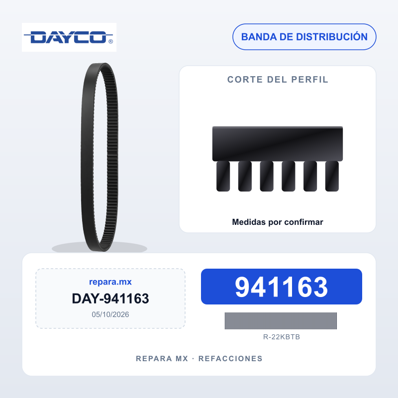 BANDA DE TIEMPO DAYCO 941163