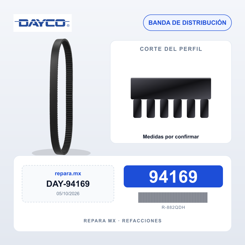 BANDA DE TIEMPO DAYCO 94169 (95148)