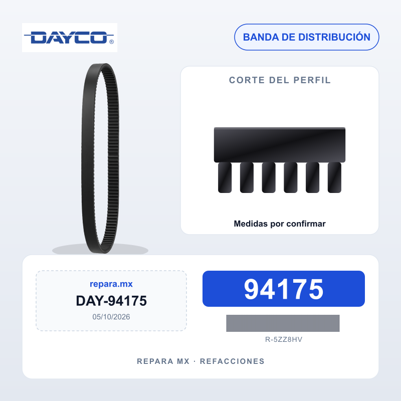 BANDA DE TIEMPO DAYCO 94175 (95158)
