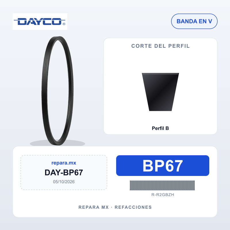 BANDA DAYCO BP67