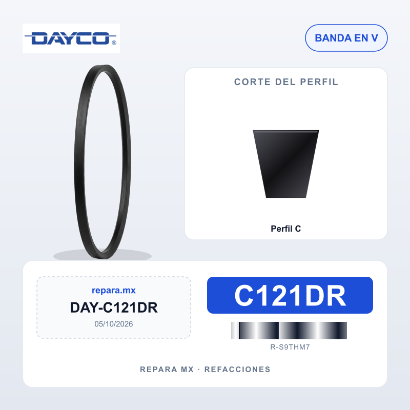 BANDA DAYCO DRIVE RITE C121DR