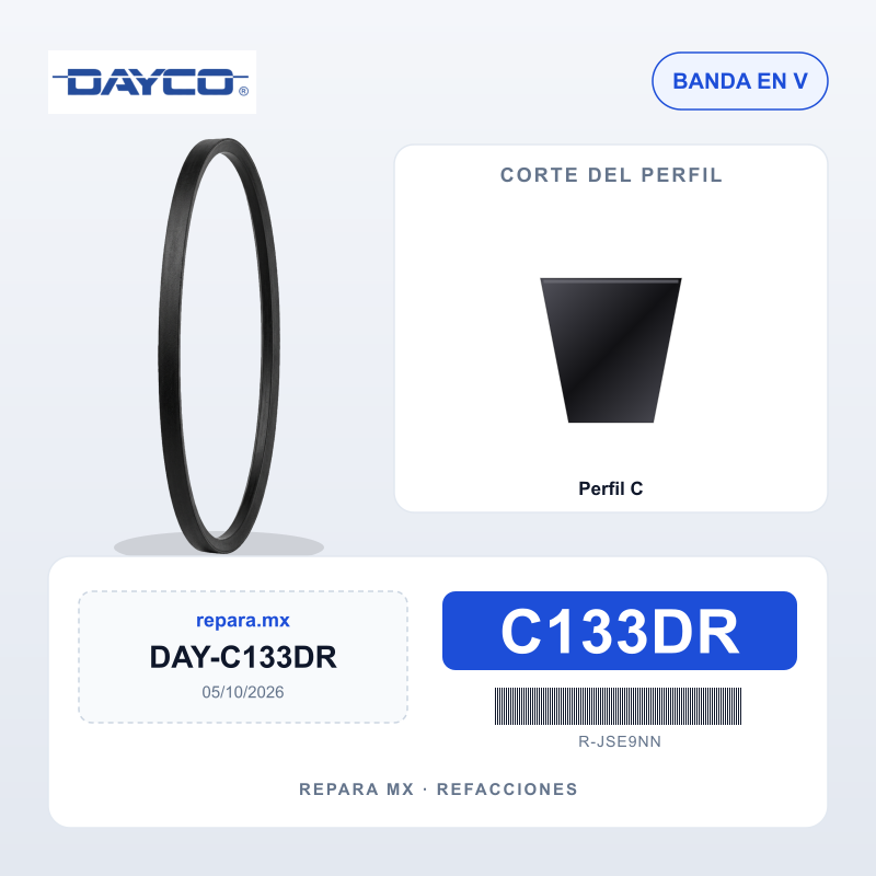 BANDA DAYCO DRIVE RITE C133DR