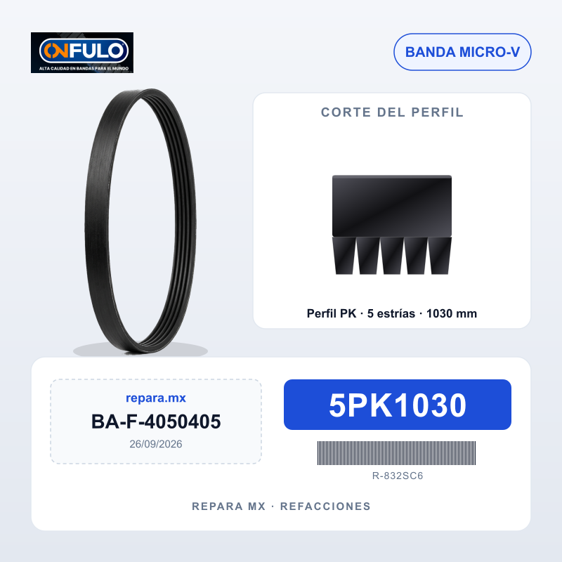 BANDA FULO MULTI-V 5PK1030