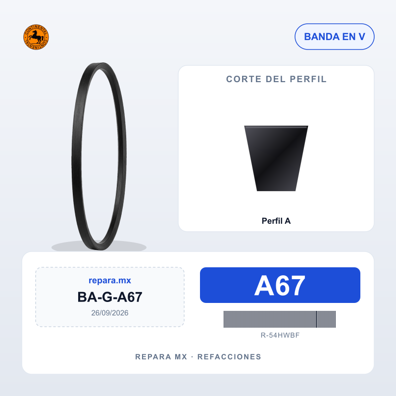 BANDA HY-T PLUS A67 marca Continental