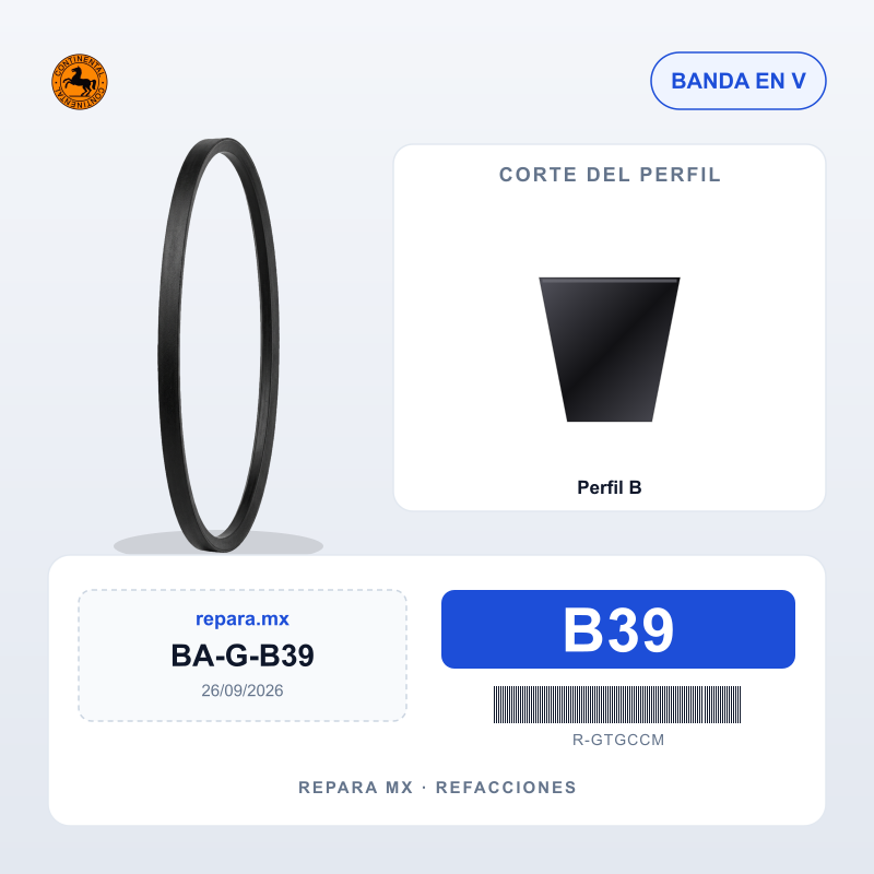 BANDA HY-T PLUS B39 marca Continental