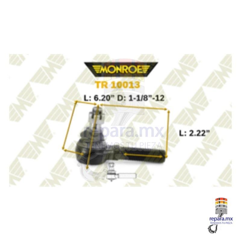 Terminal de dirección izquierda 2838L Monroe eje Dana 9500-12000