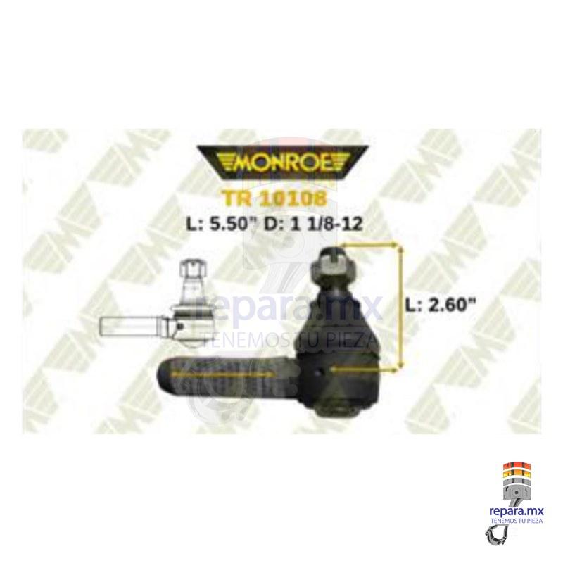 Terminal de dirección derecha 844R Monroe Kenworth