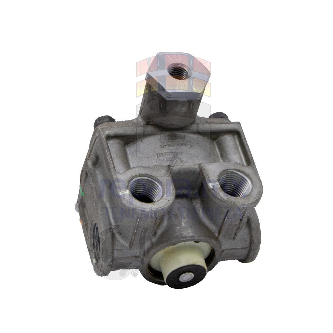 VALVULA RELAY R14 DOS SALIDAS HORIZONTALES REMANUFACTURADO BENDIX 103010N 103010R 103010RX OR103010X AV103010 EBN103010N BW103010N TDA/R955103010N WAB/RKN28071 745103010 745103010N 745103010RX 8235RKN28071