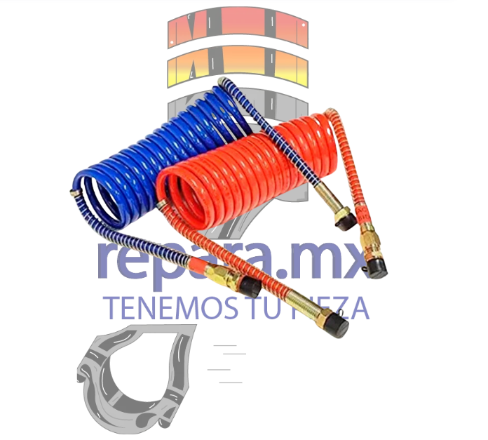MANGUERA AZUL Y ROJA PARA REMOLQUE