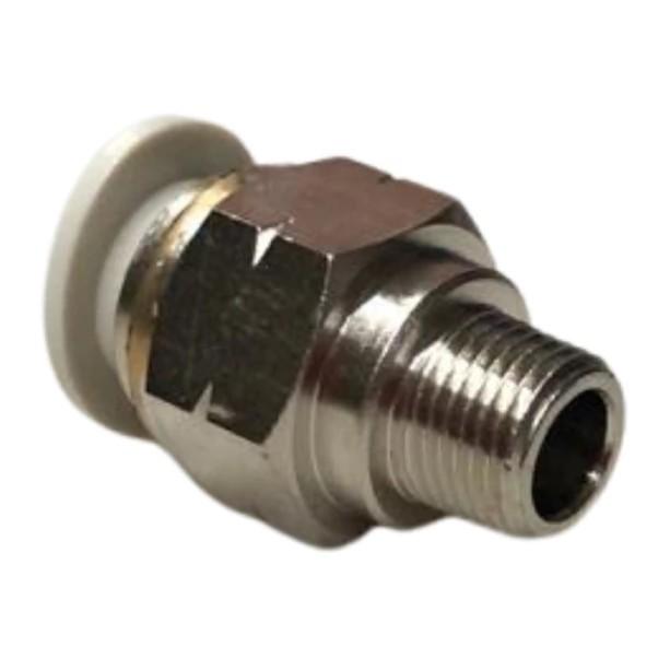 CONEXION NEGRA MACHO RECTO DE 3/8 A 1/8 NPT COVALCA PLASTICO LINEA ECONOMICA