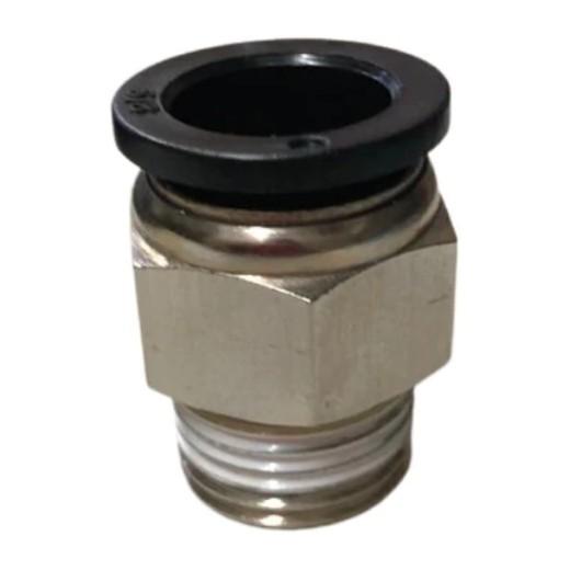 CONEXION NEGRA MACHO RECTO DE 5/8 A 1/2 NPT COVALCA PLASTICO LINEA ECONOMICA