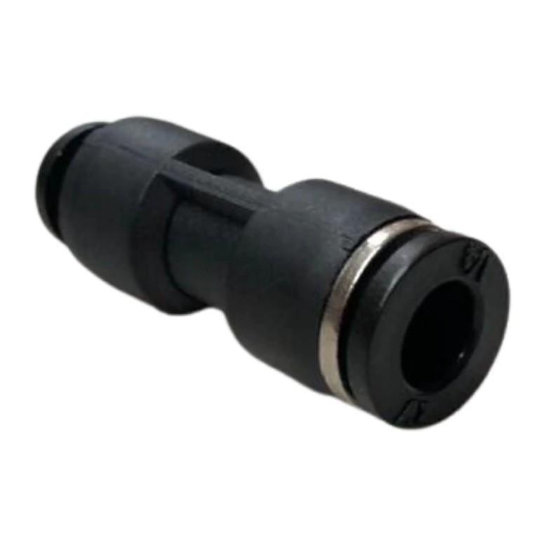 CONEXION NEGRA DE 1/4 A 1/8 COVALCA PLASTICO LINEA ECONOMICA