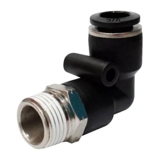 CODO MACHO A 90 DE 1/8 A 1/8 NPT COVALCA PLASTICO LINEA ECONOMICA