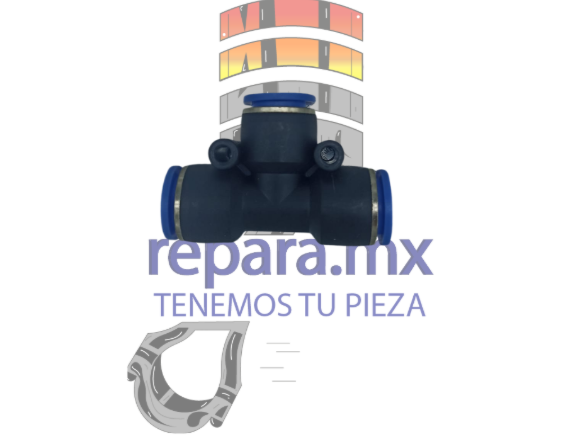 Unión tee de 1/2 Covalca plástico línea económica