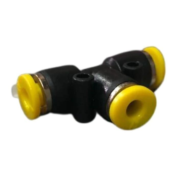 UNION T DE 4mm PUT4M COVALCA PLASTICO LINEA ECONOMICA
