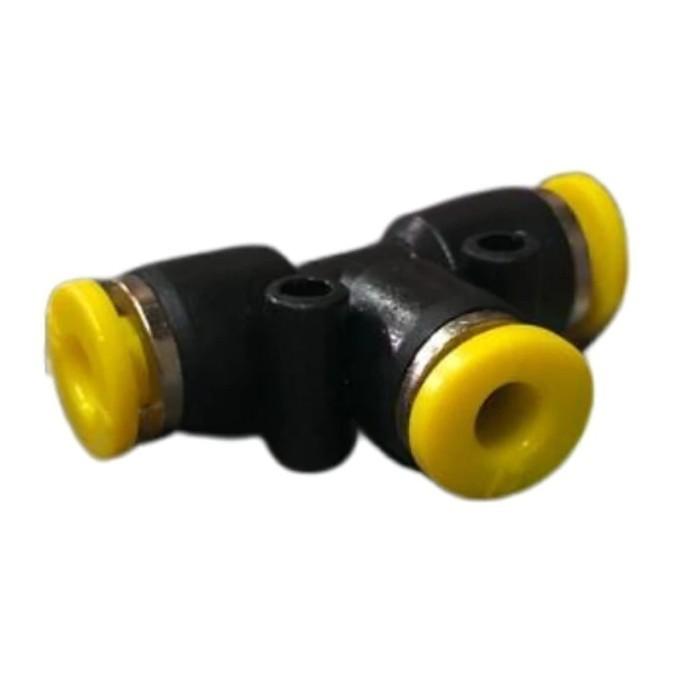 UNION T DE 6mm PUT6M COVALCA PLASTICO LINEA ECONOMICA