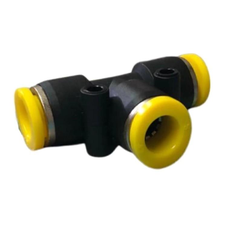 UNION T DE 8mm PUT8M COVALCA PLASTICO LINEA ECONOMICA