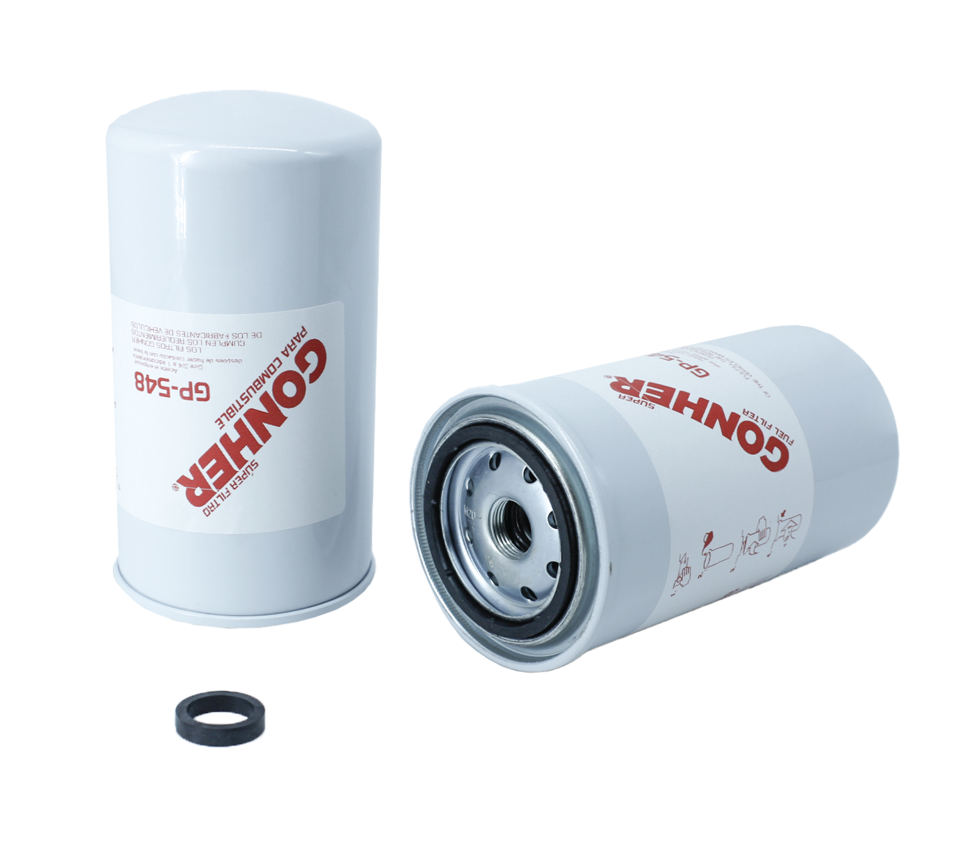 FILTRO DE COMBUSTIBLE GONHER GP-548 = FFR85420 FFR85485 FF5420 FF5421 FF5485 FF5612 FF5632 P550880 P550881 BF7813 BF7922 BF7940 BF7966 33654 FF5632