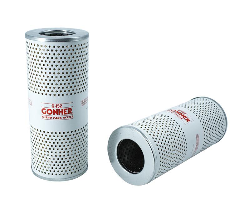 FILTRO DE ACEITE GONHER G-152 = DONALDSON P164200 P165024 P559740 = BALDWIN PT189 = FLEETGUARD LF555 LF5055 HF6097 HF35539 = MAN 44-63001-040 = MAHLE HX21