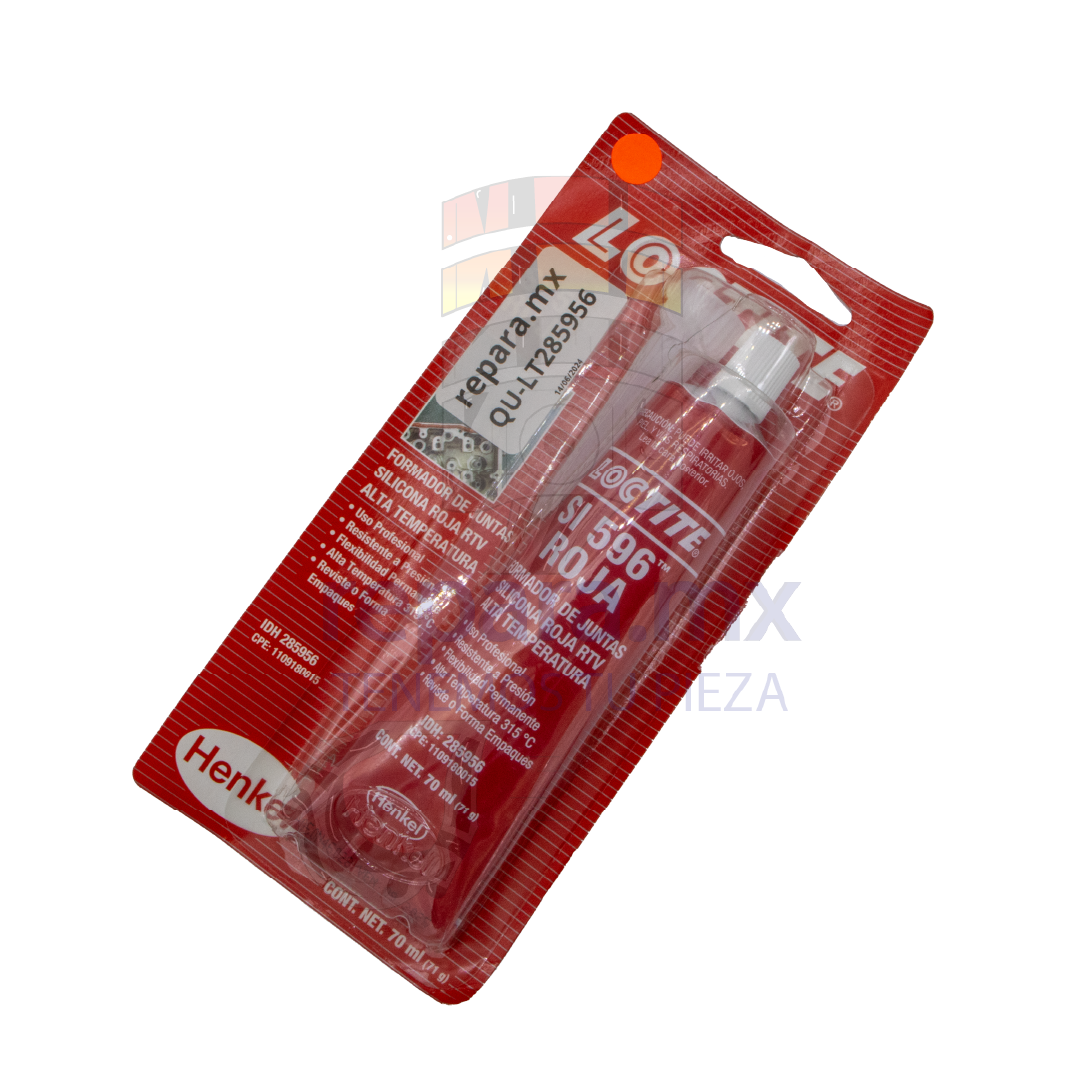 LOCTITE 596 SILICON ROJO RTV 70 ML 596