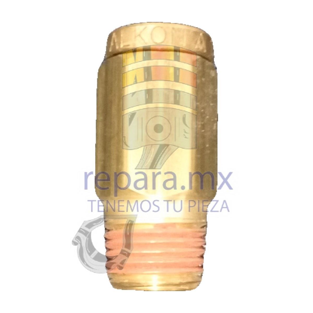CONECTOR RECTO MACHO PUSH IN MANGUERA 1/4 ROSCA 1/8 NPT