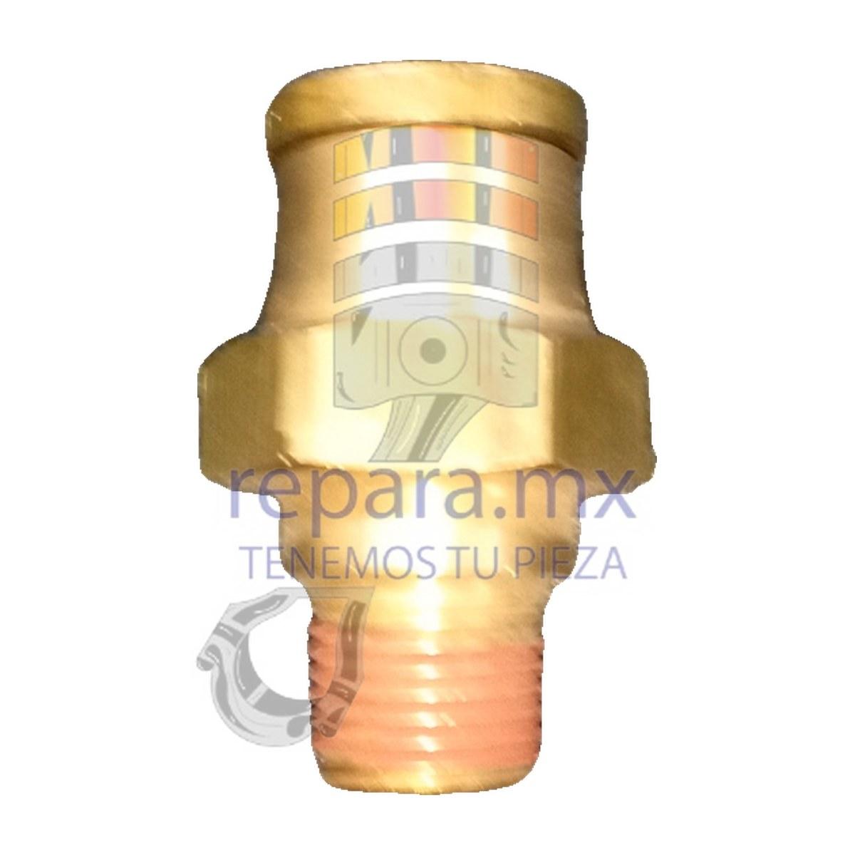 CONECTOR RECTO MACHO PUSH IN MANGUERA 3/8 ROSCA 1/8 NPT
