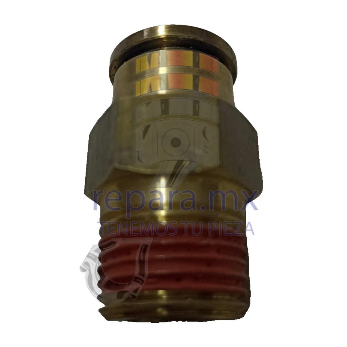CONECTOR RECTO MACHO PUSH IN MANGUERA 3/8 ROSCA 1/2 NPT