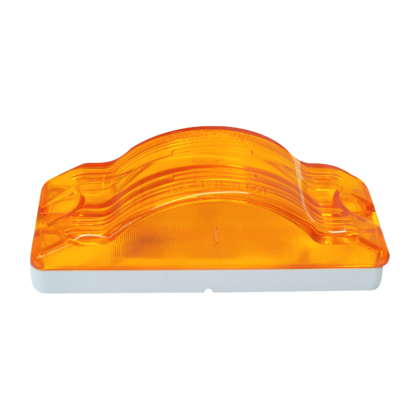 Plafón rectangular ámbar Freightliner 12V de foco Traktolamp 2121A