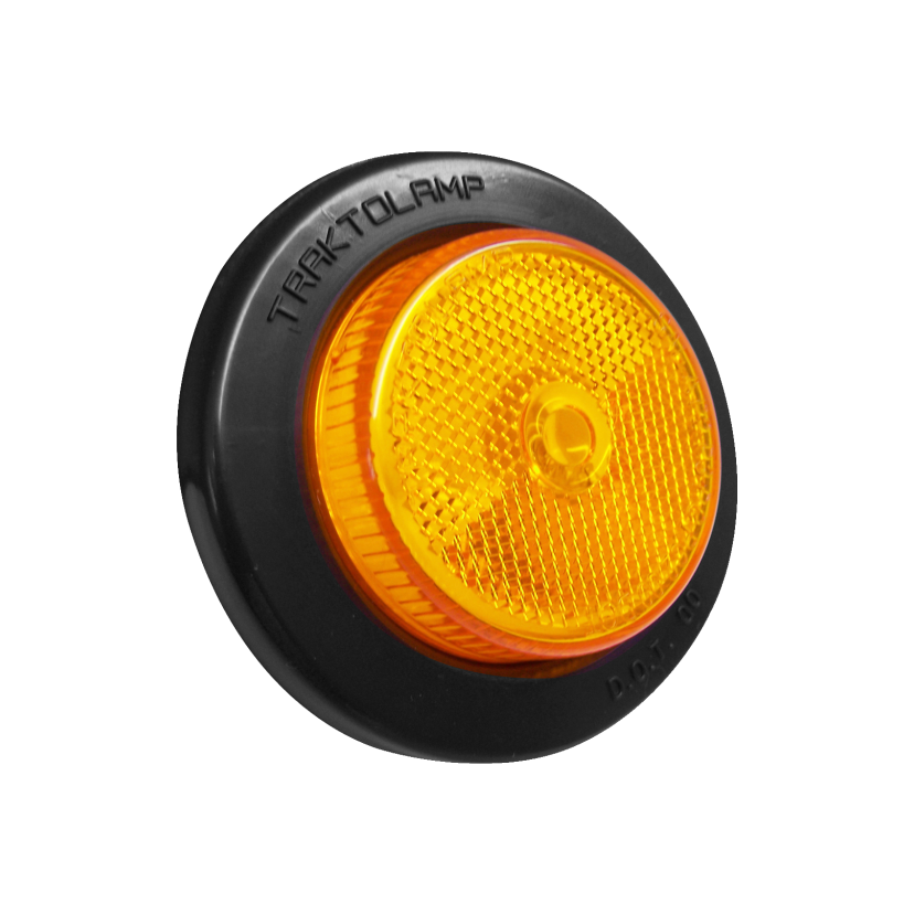 Plafón redondo 2 1/2" ámbar 12V de foco Traktolamp 2240A