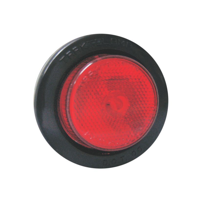 Plafón redondo 2 1/2" rojo 12V de foco Traktolamp 2240R