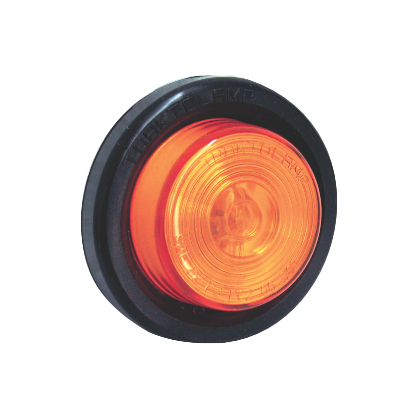 Plafón redondo 2" ámbar 12V de foco Traktolamp 2241A