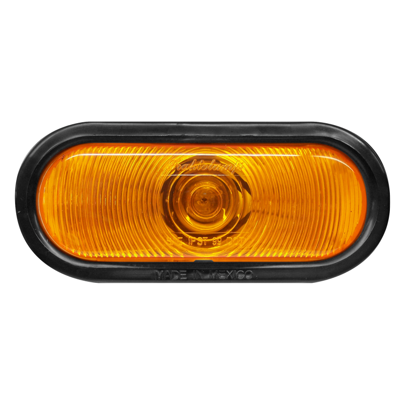 Plafón ovalado ámbar 12V de foco Traktolamp 2250-2A